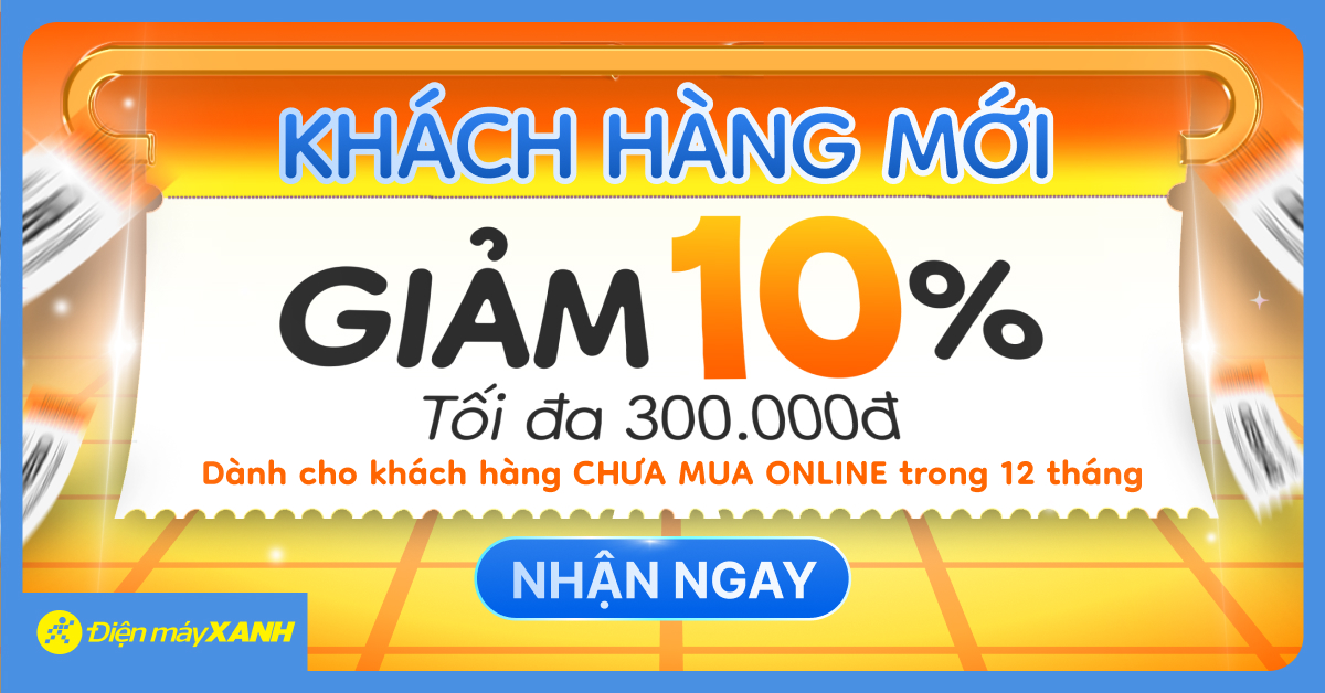 Săn Ngay Coupon Giảm 10% Tối Đa 300k, Duy Nhất Chỉ 10.000 Mã Dành Cho Khách Hàng Mới