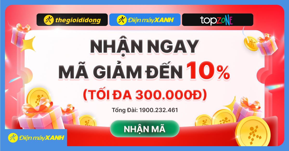 Săn Ngay Coupon Giảm 10% Tối Đa 300k, Duy Nhất Chỉ 10.000 Mã Dành Cho Khách Hàng Mới