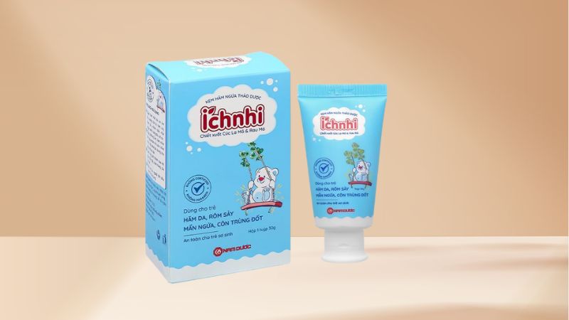 Kem trị hăm ngừa thảo dược Ích Nhi Kem trị hăm ngừa thảo dược Ích Nhi