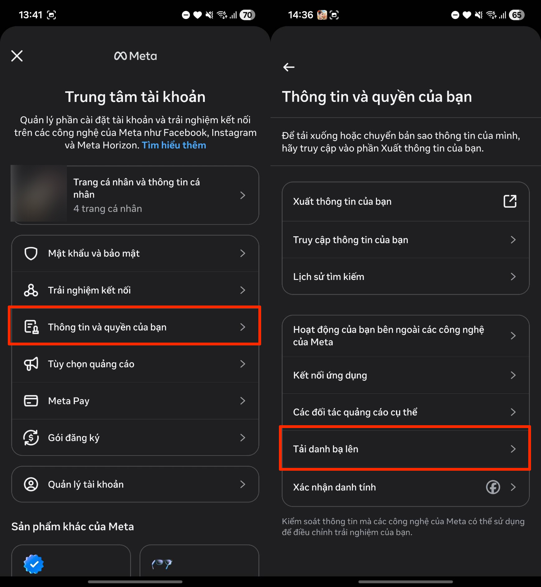Cách tắt đồng bộ danh bạ trên Messenger Cách tắt đồng bộ danh bạ trên Messenger