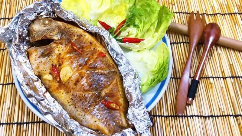 Cá diêu hồng nướng thơm ngon hấp dẫn Cá diêu hồng nướng thơm ngon hấp dẫn