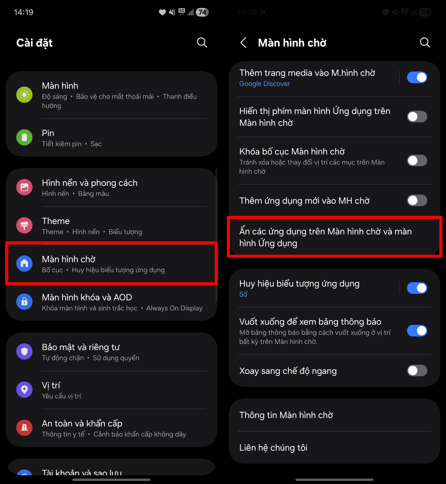 Cách tìm ứng dụng ẩn trên Samsung