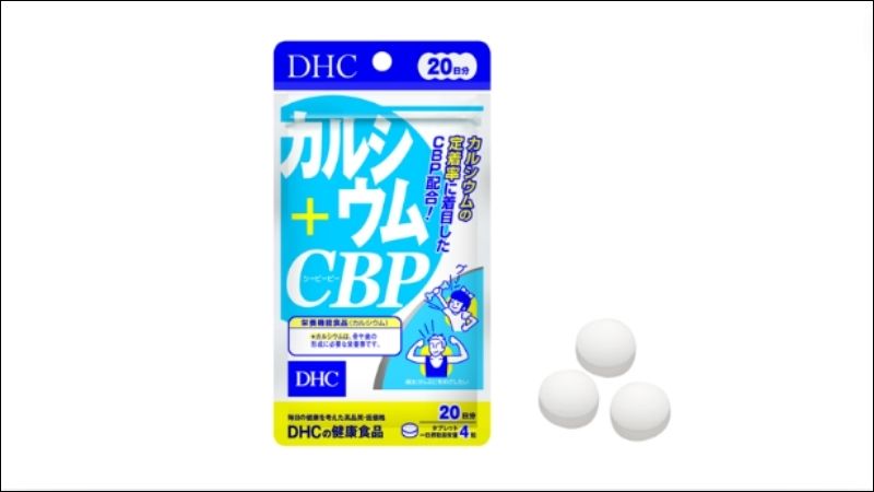 Viên uống DHC Canxi–DHC Calcium CBP hỗ trợ bổ sung calci giúp xương, răng chắc khỏe