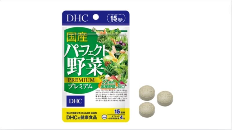 Viên uống DHC rau củ hỗ trợ bổ sung rau, vi khuẩn có ích cho cơ thể hỗ trợ hệ tiêu hóa
