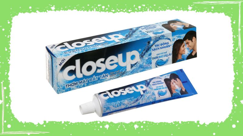 Kem đánh răng Close Up lửa băng giúp diệt khuẩn, ngăn mùi hôi Kem đánh răng Close Up lửa băng giúp diệt khuẩn, ngăn mùi hôi