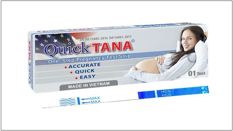 Que thử thai Quicktana có độ chính xác cao