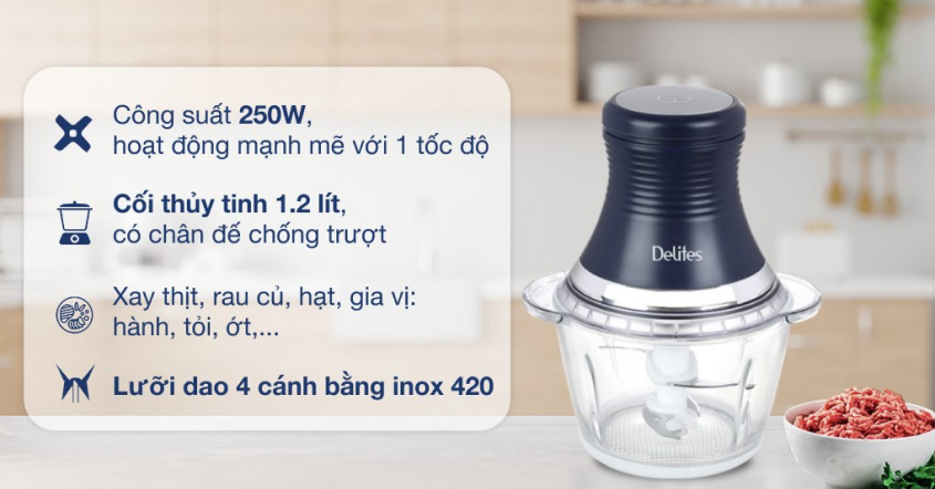 Hoặc trúng thưởng Máy xay thịt Delites LH101B. Hoặc trúng thưởng Máy xay thịt Delites LH101B.