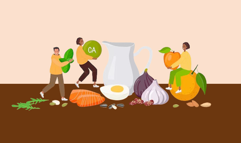 Đảm bảo đủ lượng canxi hàng ngày là điều vô cùng cần thiết