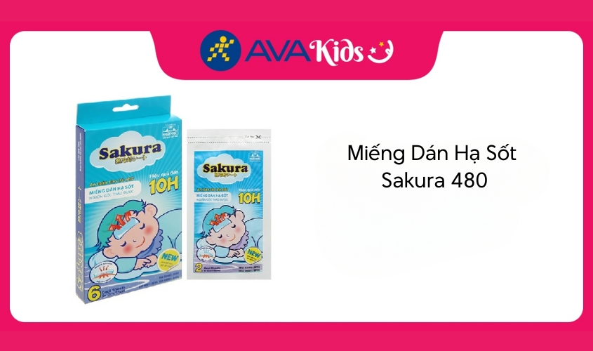 Miếng dán hạ sốt Sakura 480
