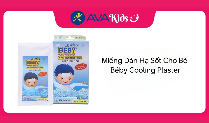 Miếng Dán Hạ Sốt Cho Bé Béby Cooling Plaster