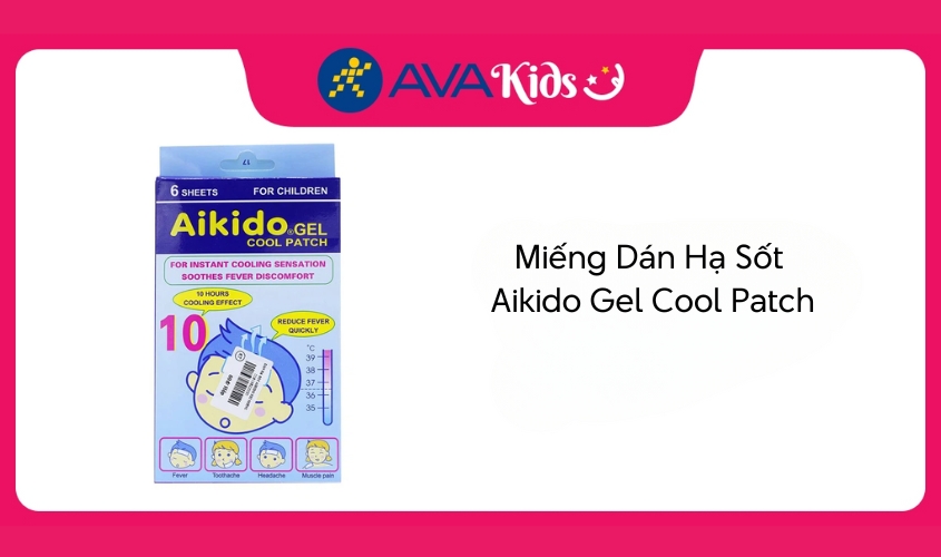 Miếng dán hạ sốt Aikido Gel Cool Patch