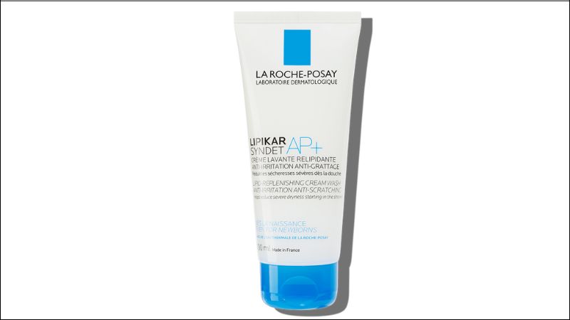 Sữa tắm trị mụn La Roche Posay Lipikar Syndet AP+ Cream dành cho da bị ngứa, rất khô, viêm da cơ địa, viêm da tiết bã nhờn ở trẻ sơ sinh,...