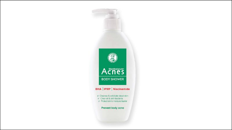 Sữa tắm Acnes trị mụn lưng kháng khuẩn tốt, giữ ẩm cho da