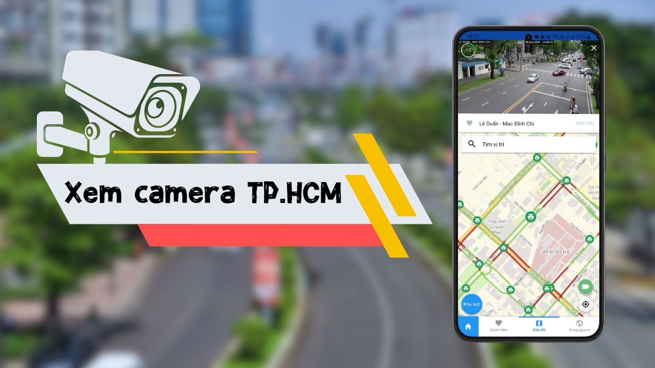 Cách xem trực tiếp camera giao thông TPHCM