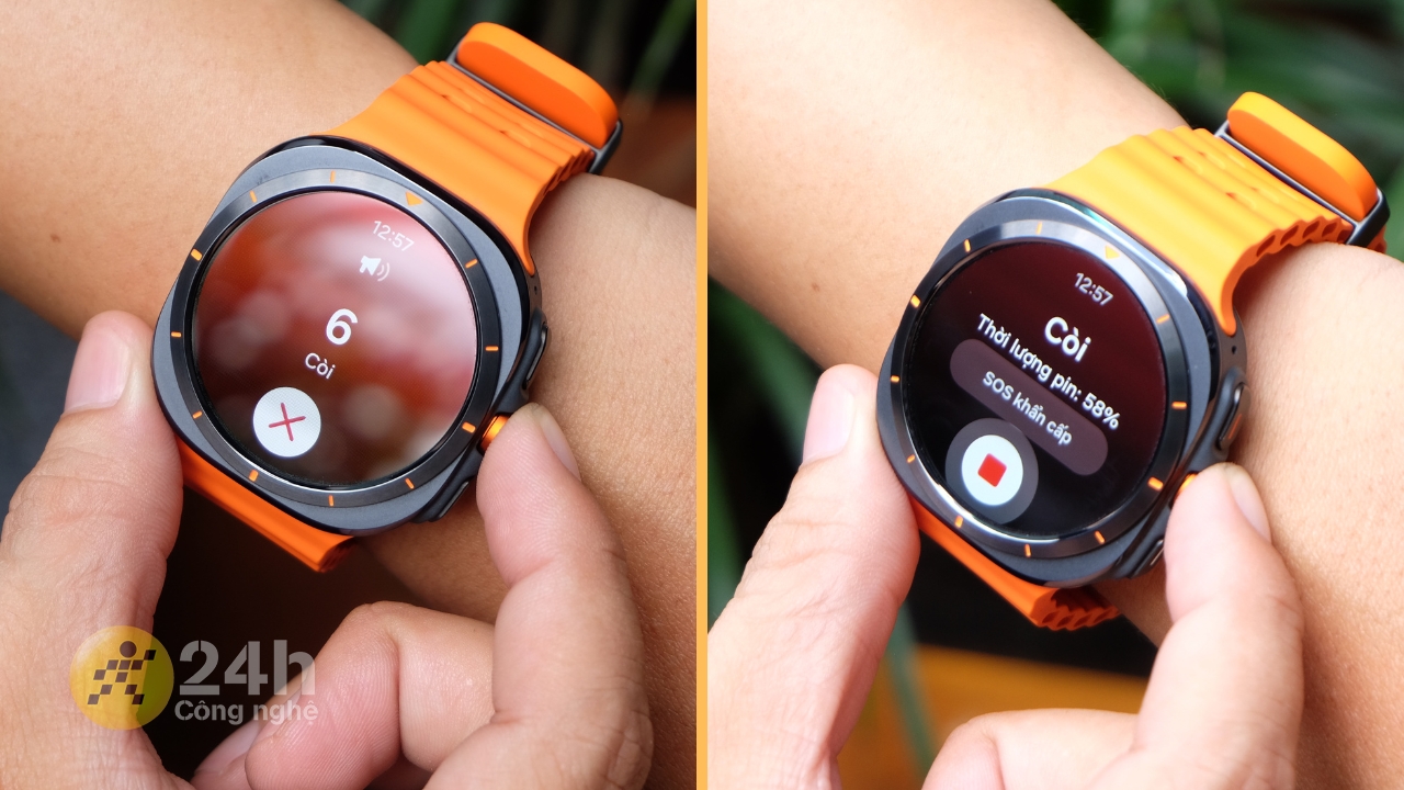 Những trải nghiệm dẫn đầu trên Galaxy Watch Ultra 