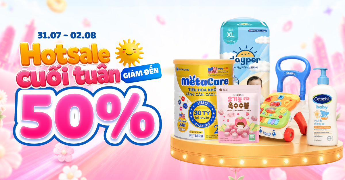 Siêu sale duy nhất giảm đến 50% tại AVAKids