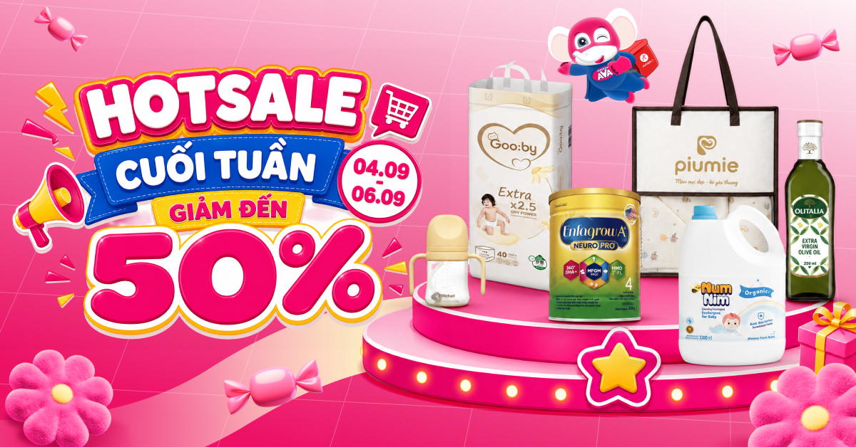 Sale cuối tuần giảm giá hấp dẫn đến 50%