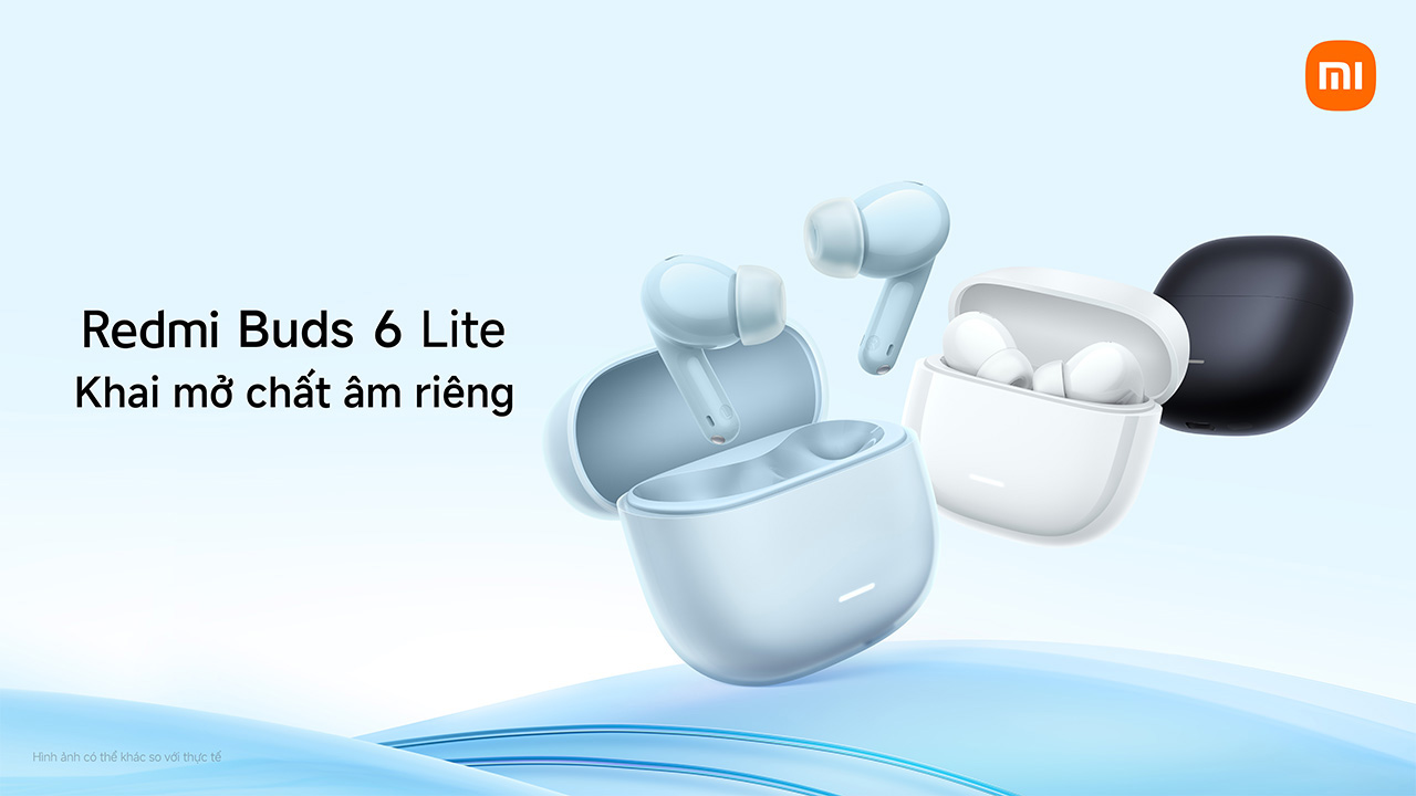 Khai mở chất riêng với bộ đôi Redmi Buds 6 Active và Redmi Buds 6 Lite