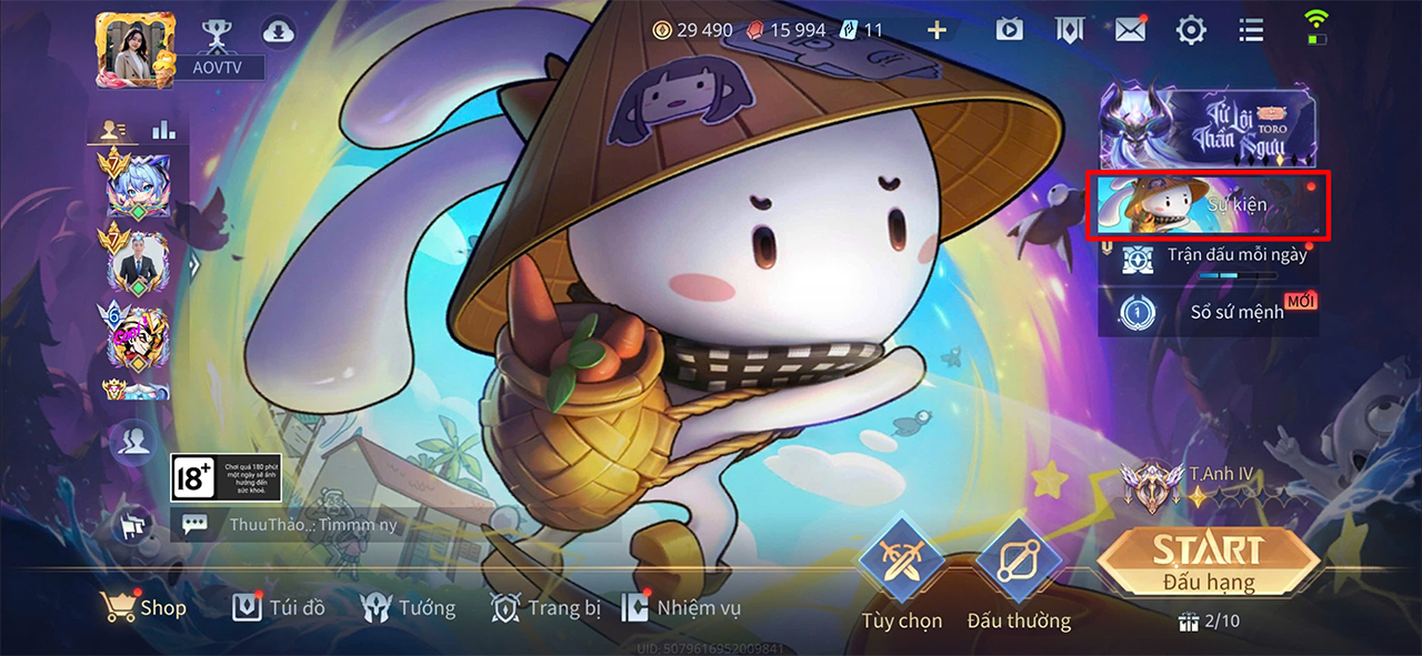 cách nhận skin Thỏ Bảy Màu slimz Siêu Cấp Tối Thượng miễn phí