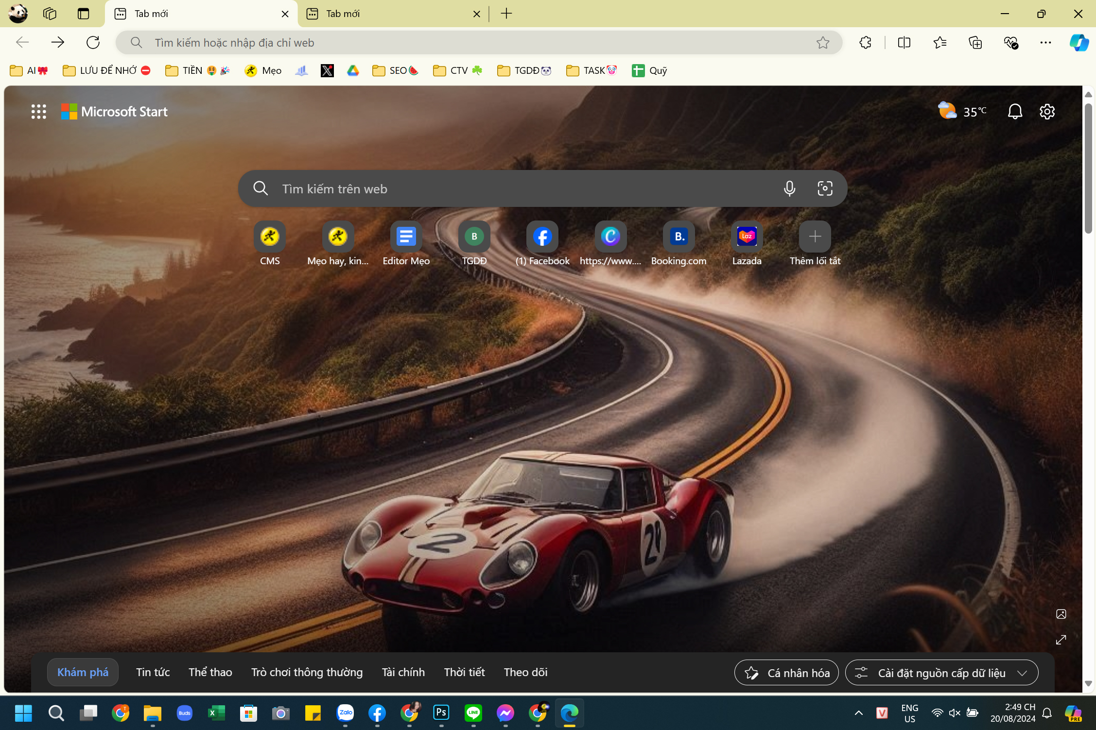 Cách tạo theme bằng AI cho Microsoft Edge