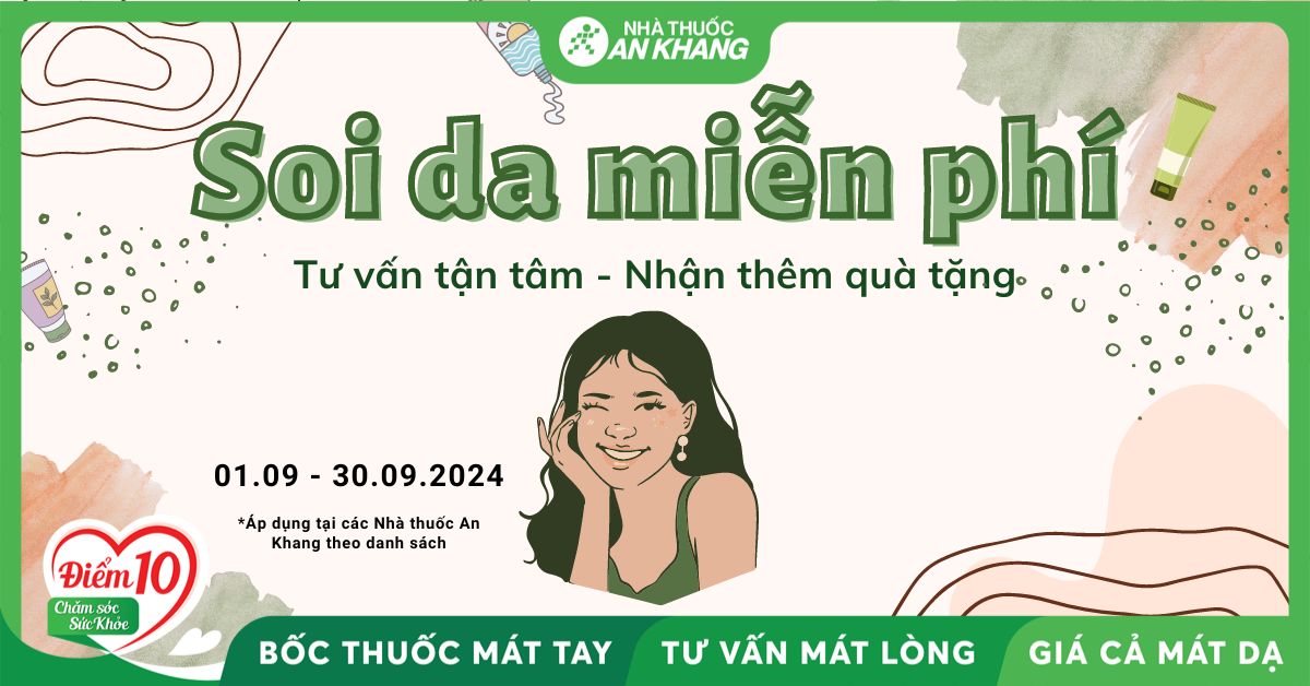 Khách hàng đến các cửa hàng An Khang sẽ được hỗ trợ soi da miễn phí và được dược sĩ tư vấn các loại sản phẩm phù hợp với da của mình