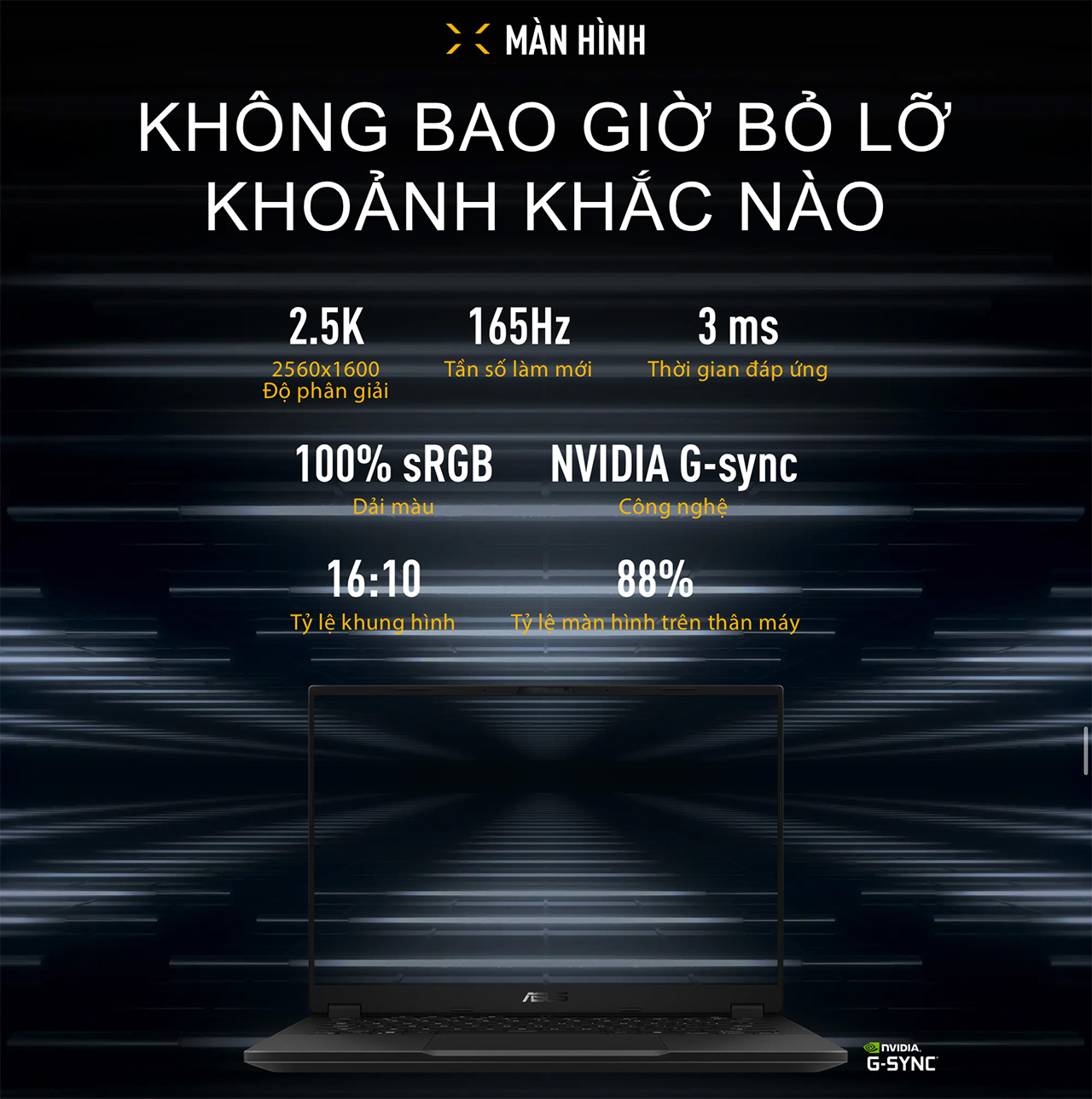 Công nghệ màn hình trên ASUS TUF Gaming A14 Công nghệ màn hình trên ASUS TUF Gaming A14