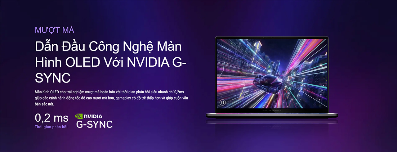 Công nghệ màn hình ROG Nebula OLED trên Zephyrus G16 Công nghệ màn hình ROG Nebula OLED trên Zephyrus G16
