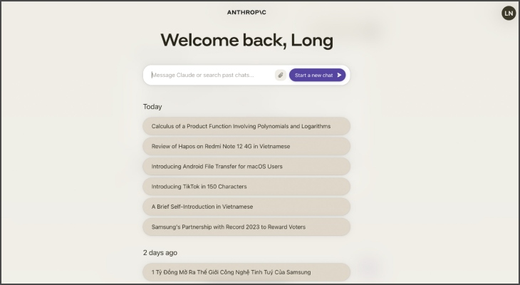 Claude AI hỗ trợ nhiều tác vụ khác nhau như tạo văn bản, dịch ngôn ngữ, tóm tắt, trả lời câu hỏi và viết code