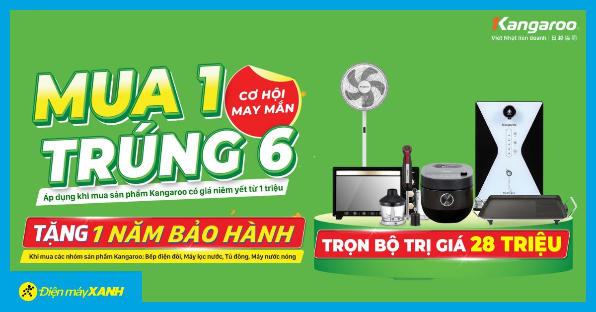 Mua Gia Dung Tu Dong Kangaroo Trung Ngay Bo Qua Tang Gia Tri