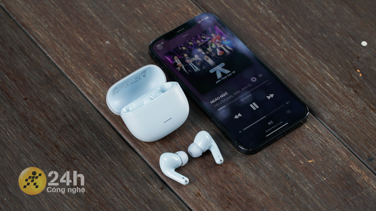 Tai nghe Redmi Buds 6 Lite cho đến chất lượng âm thanh tốt.