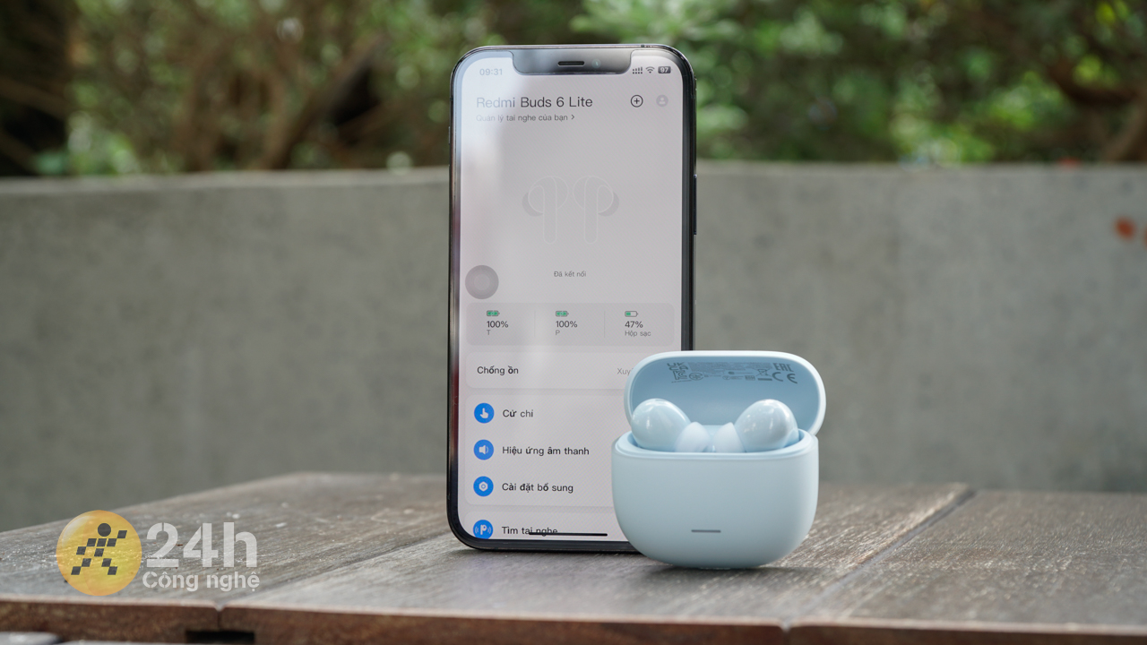 Tai nghe Redmi Buds 6 Lite mang đến chất lượng kết nối ổn định với điện thoại nhờ trang bị Bluetooth 5.3.