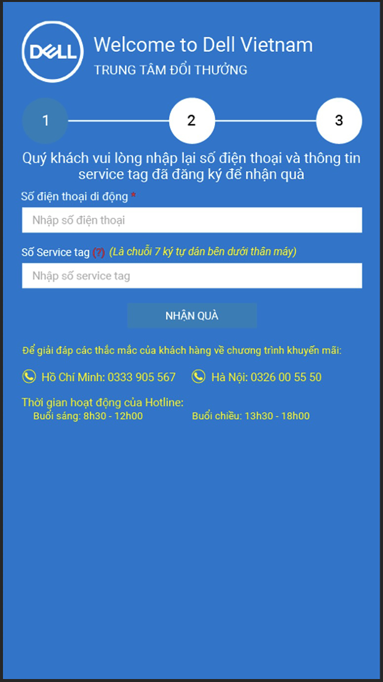 Tặng thẻ nạp điện thoại 500K hoặc voucher 500K để mua hàng tại Got It khi mua laptop Dell