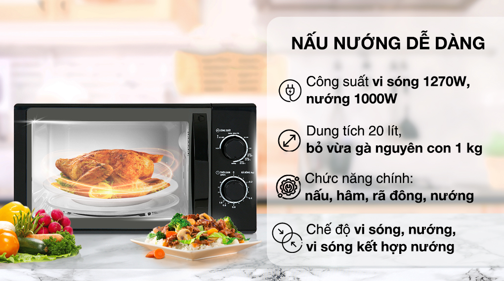 Lò vi sóng BlueStone MOB-7716