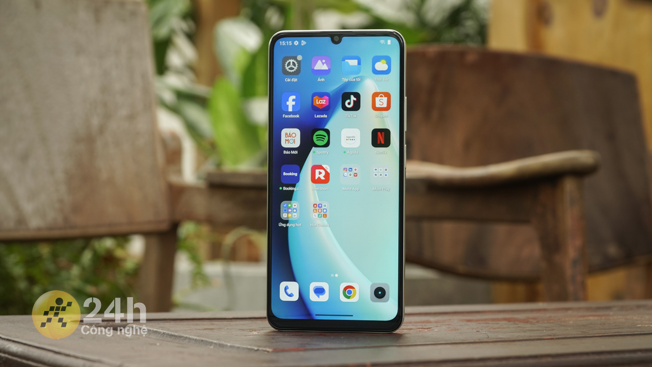 Màn hình của realme C65s vừa có kích thước lớn, vừa có chất lượng hiển thị tốt.