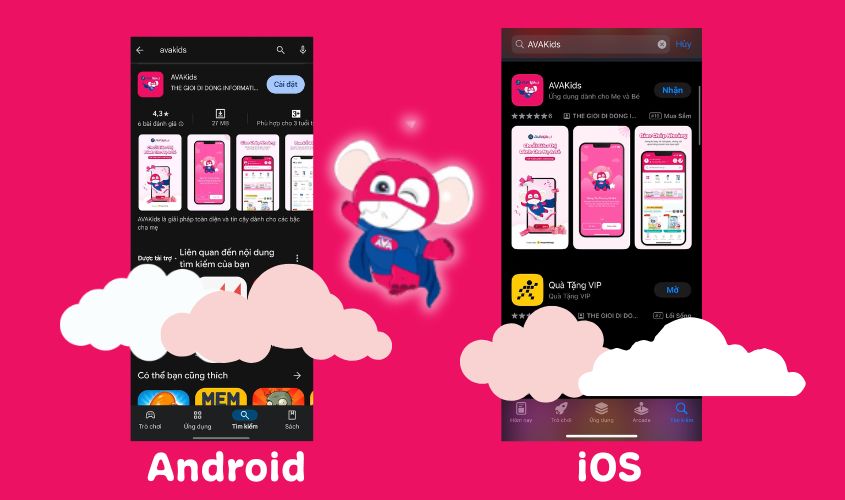 Tải app trên cửa hàng ứng dụng