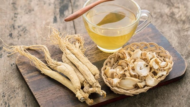 Trà nhân sâm chế biến rất đơn giản