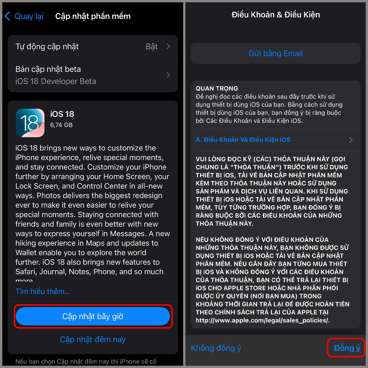Cách cập nhật iOS 18 RC để có trải nghiệm gần như bản chính thức