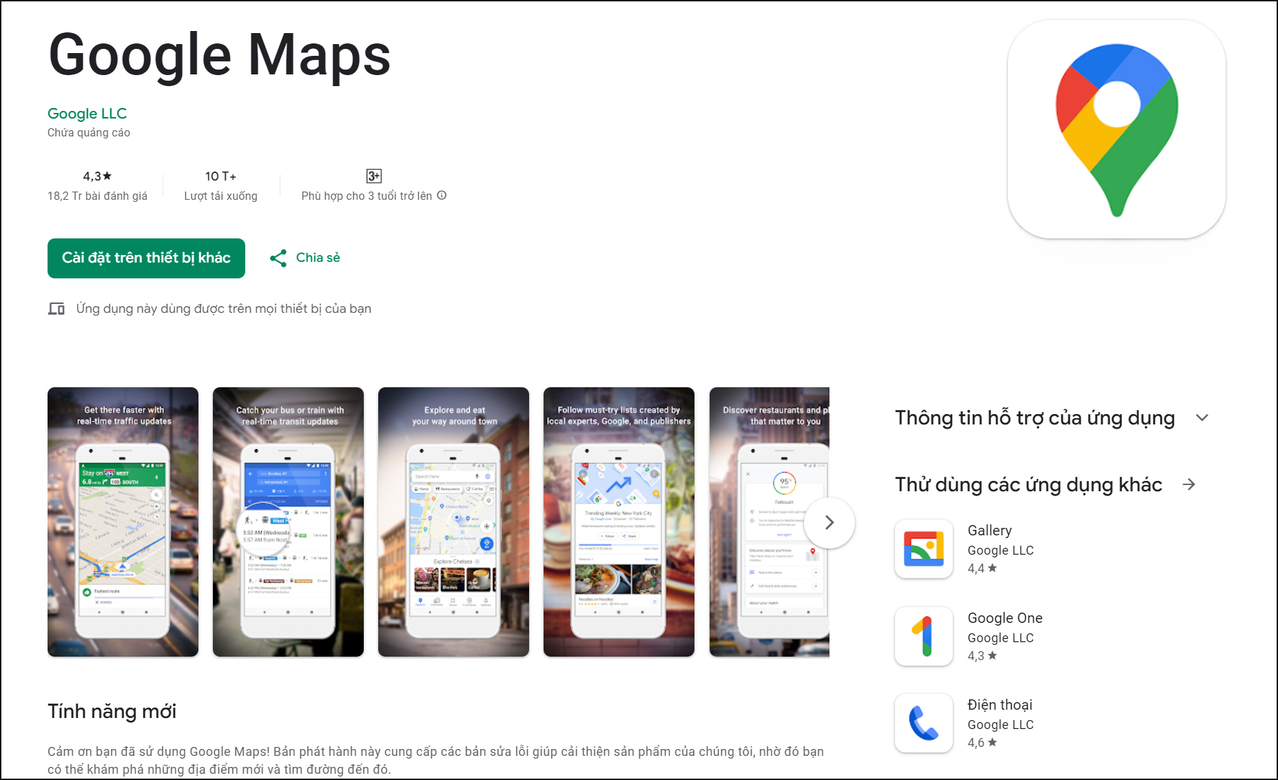 Cách xem kẹt xe trên Google Maps