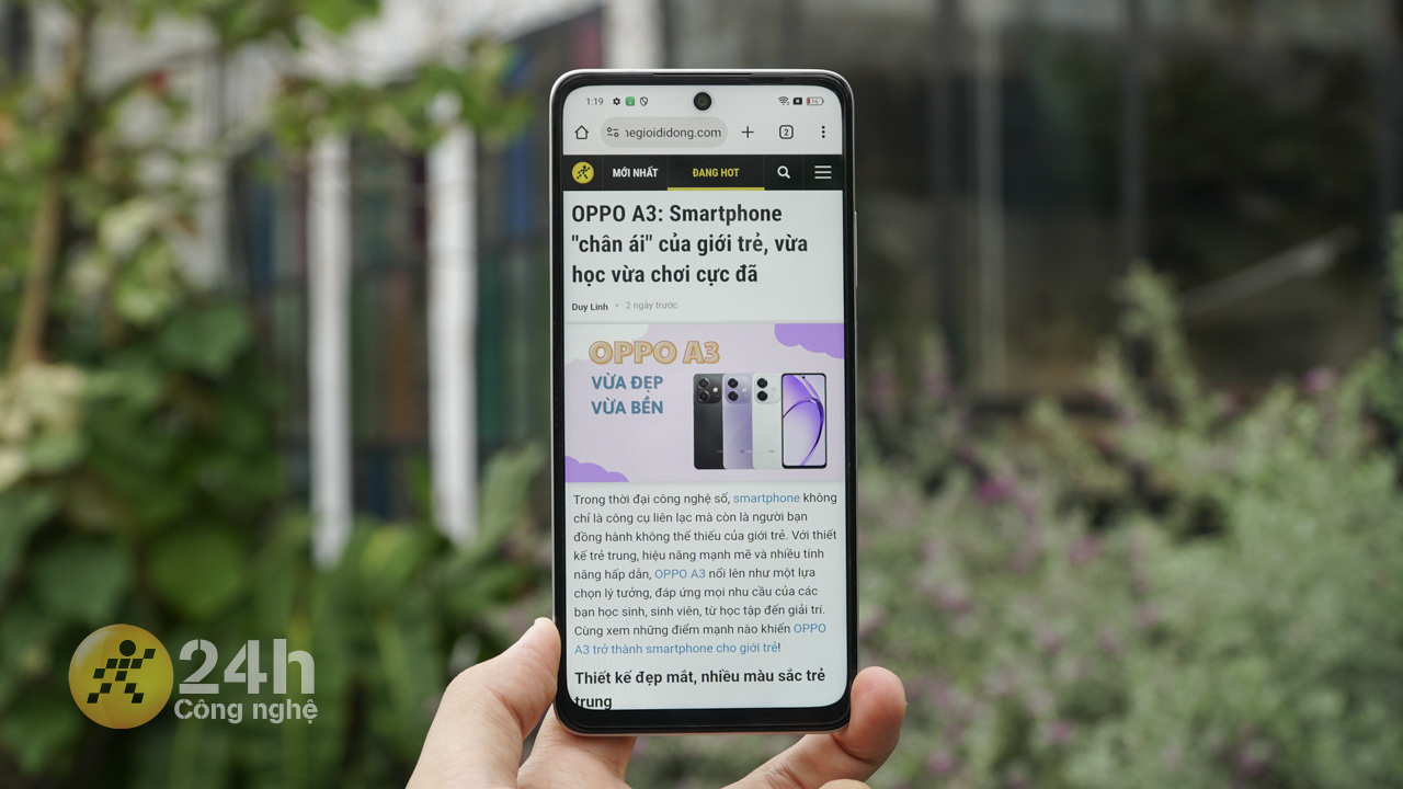 Với Snapdragon 6s Gen 1 thì các bạn có thể yên tâm về hiệu năng của OPPO A3.