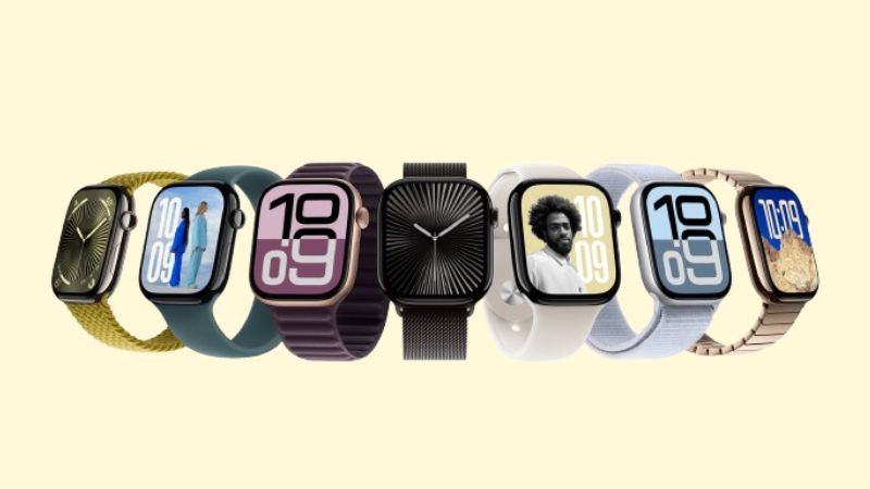 Apple Watch Series 10 với đa đạng lựa chọn phù hợp phong cách. Nguồn: Apple