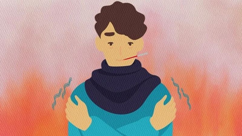 Dùng nhiệt kế để kiểm soát nhiệt độ cơ thể trong mức an toàn