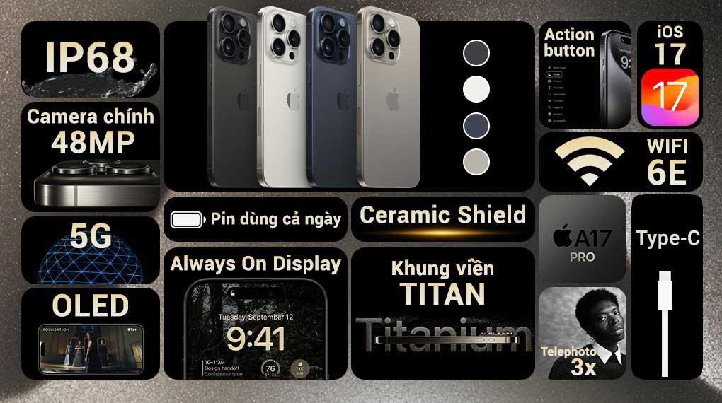 Tổng quan iPhone 15 Pro