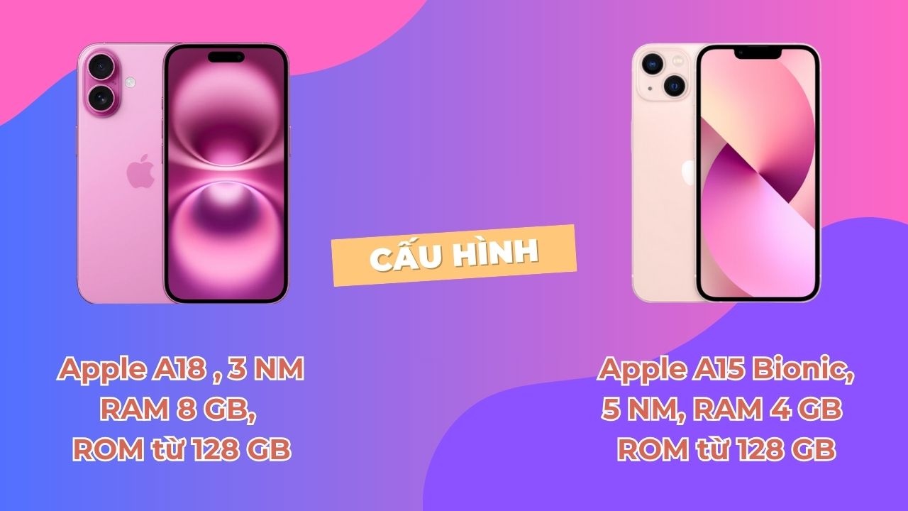 So sánh iPhone 16 và iPhone 13: Liệu sau 3 năm có tạo cách biệt lớn So sánh iPhone 16 và iPhone 13: Liệu sau 3 năm có tạo cách biệt lớn