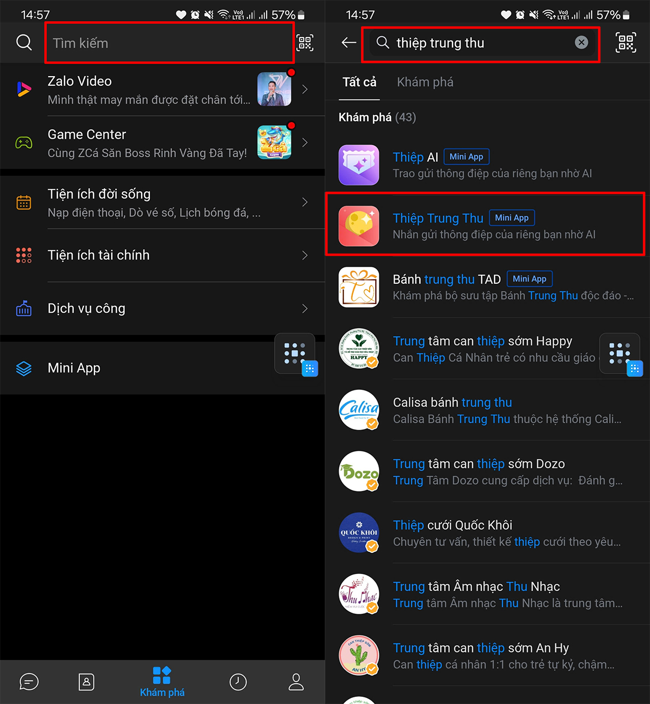 Cách tạo thiệp Trung thu bằng AI trên Zalo