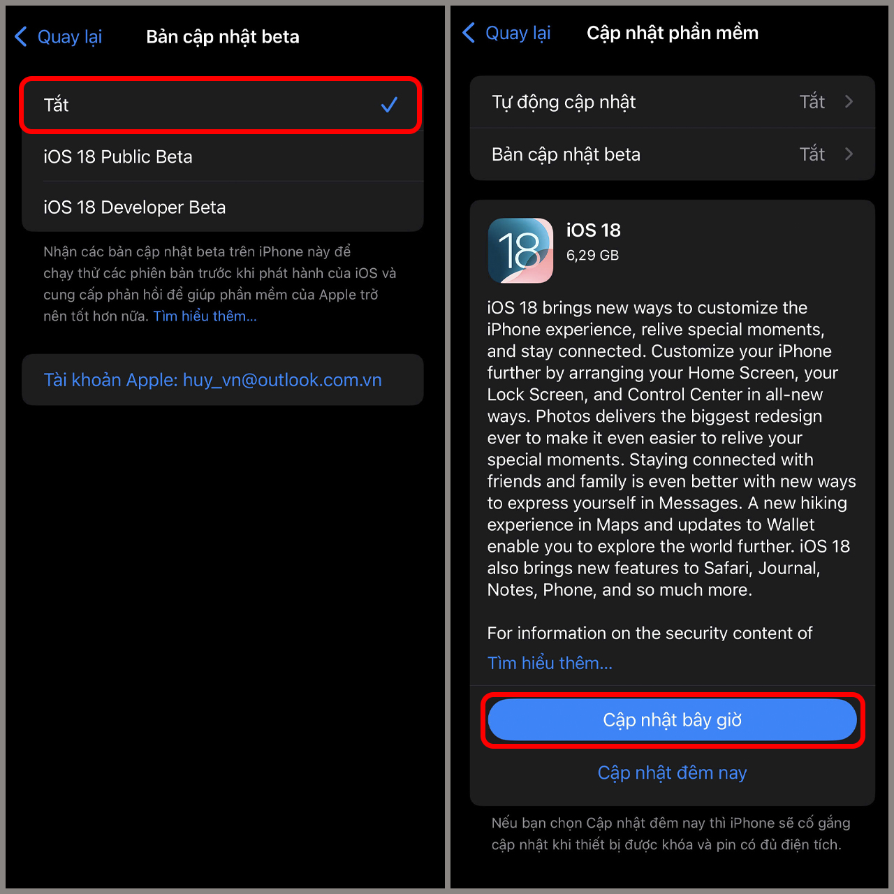 Cách cập nhật iOS 18 chính thức để trải nghiệm những tính năng mới mẻ