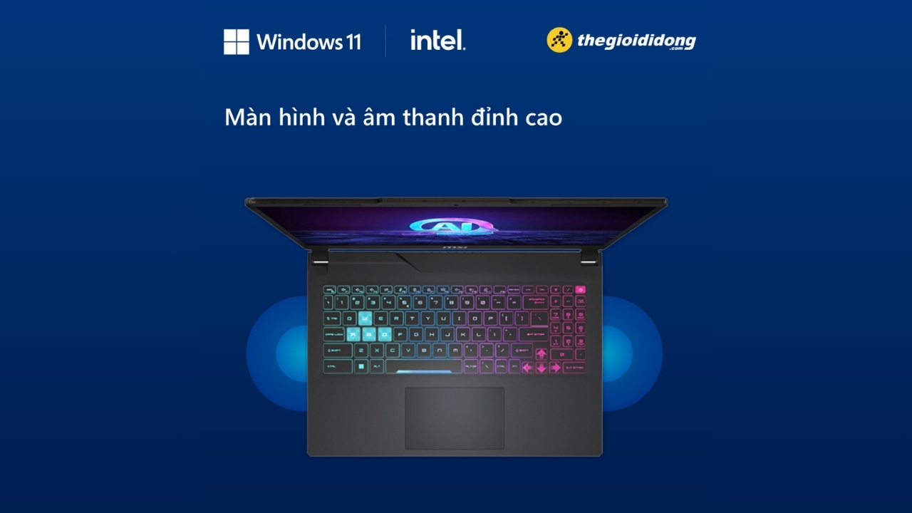 Tận hưởng trải nghiệm gaming tuyệt đỉnh với laptop MSI Cyborg 15 AI A1VEK Tận hưởng trải nghiệm gaming tuyệt đỉnh với laptop MSI Cyborg 15 AI A1VEK