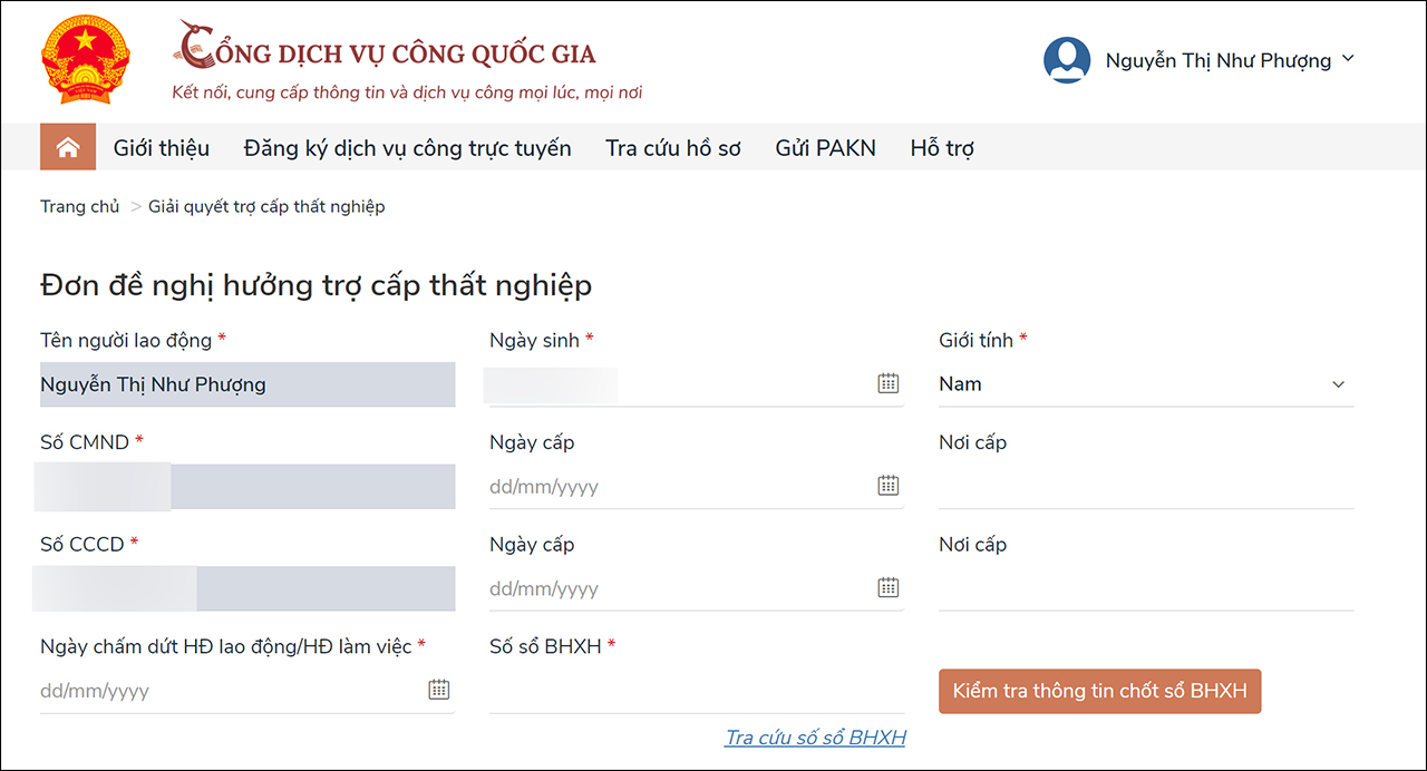 Cách đăng ký bảo hiểm thất nghiệp online Cách đăng ký bảo hiểm thất nghiệp online
