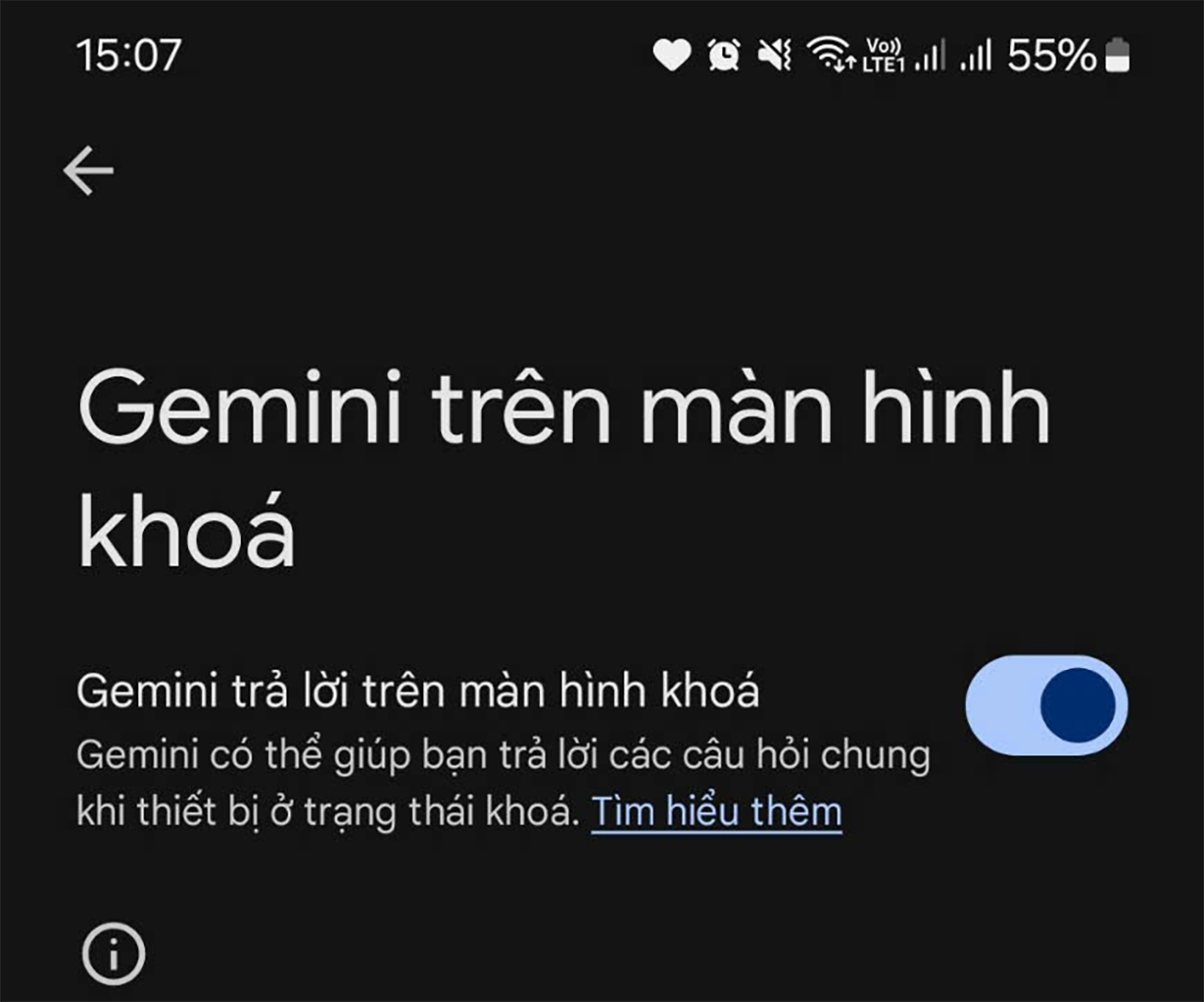 Cách sử dụng Gemini trên màn hình khóa