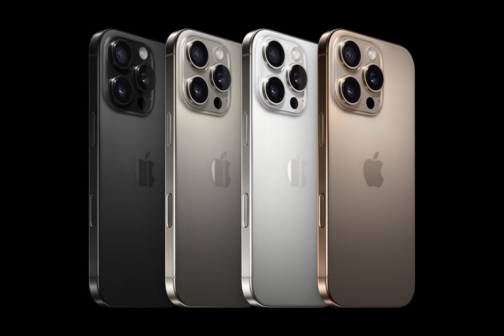 iPhone 16 Pro/Pro Max có 4 màu khá sang trọng, tinh tế iPhone 16 Pro/Pro Max có 4 màu khá sang trọng, tinh tế