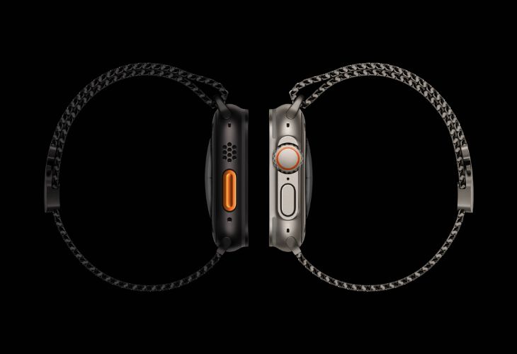Dây Milan Titan mới cho Apple Watch Ultra 2 có cả màu Titan đen và Tian tự nhiên